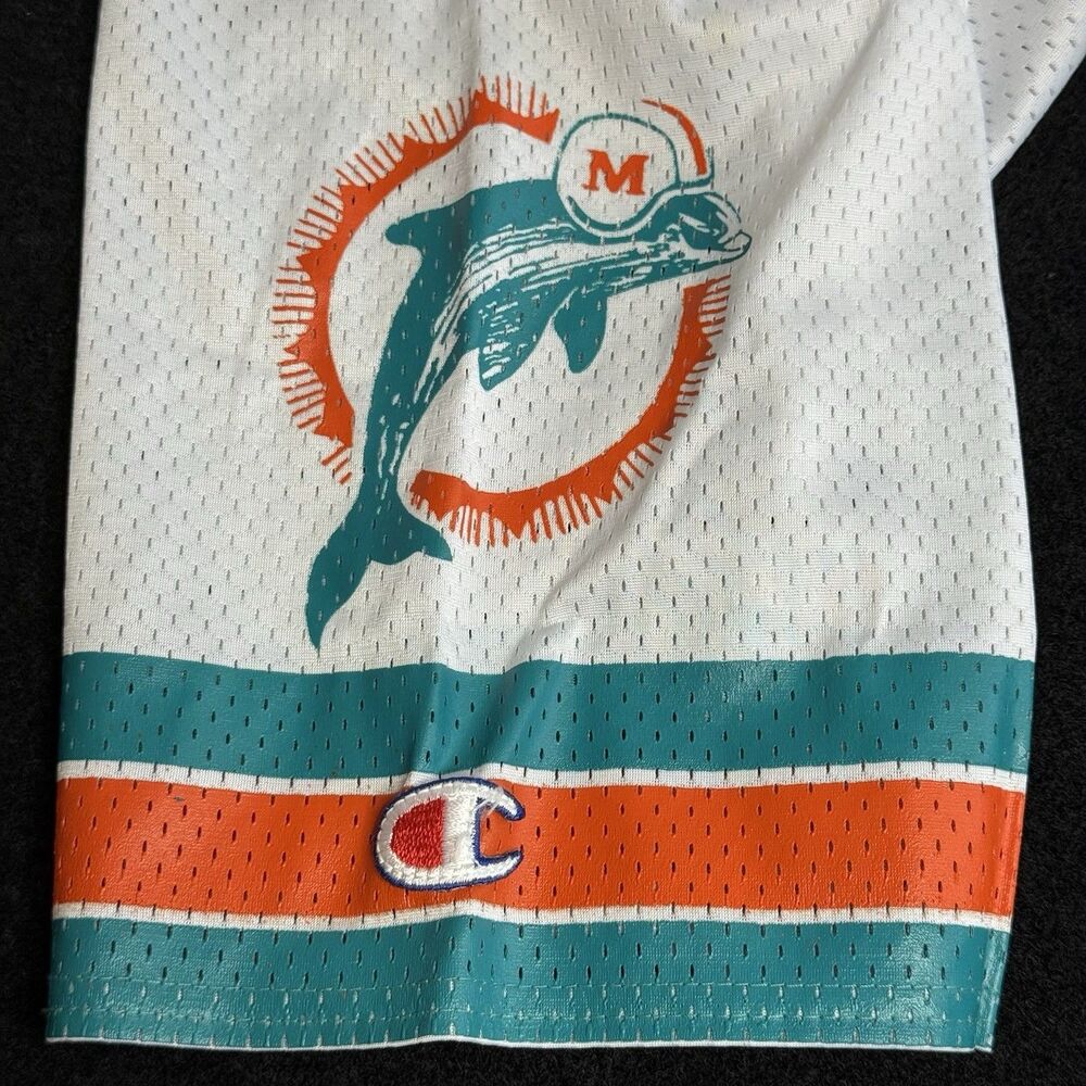 Vintage 90s Champion Dan Marino #13 Miami Dolphins Jersey Size 44 USA White - Picture 5 of 11